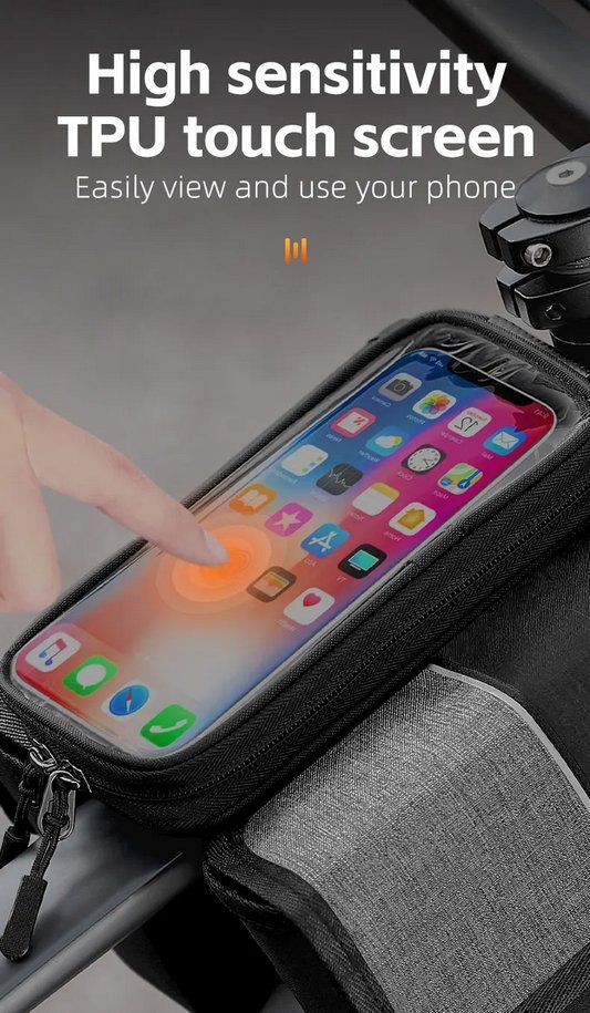 Borse: Fahrrad Rahmentasche mit Handyhalter & Touchscreen VTT – Nuovo e nell'imballaggio originale da Genève venduto da Anna-38 3