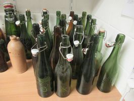 Alte Bierflaschen Brauerei Haldengut Winterthur