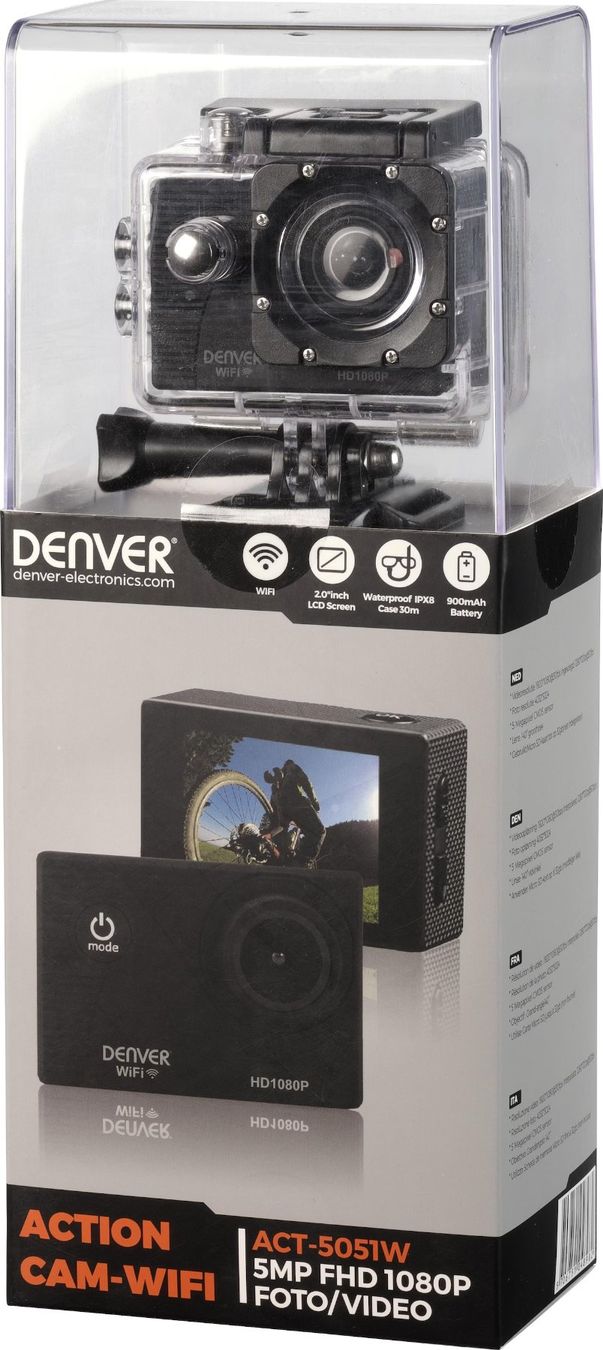 Denver Action Cam: Denver Action-Cam ACT-5051W 30p, Bluetooth, WLAN – Neu und originalverpackt aus merishausen von hidee 1