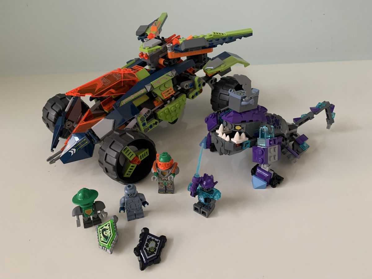 Lego Giocattoli: Lego Nexo Knights 70355 Aarons Klettermaxe – Usato da Killwangen venduto da Zermatt5