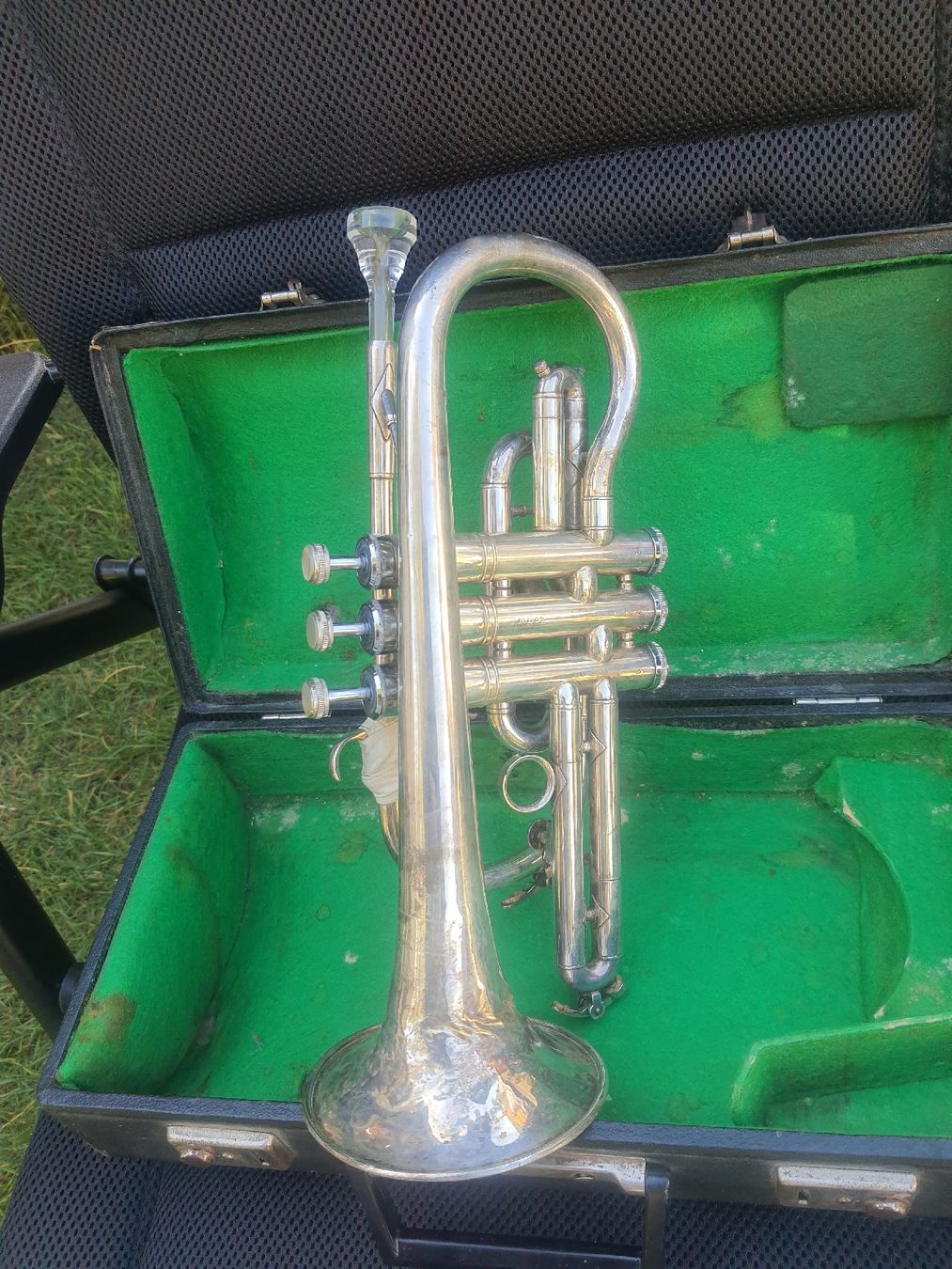 Musikinstrumente: Cornnet en laiton Smith avec étui numéroté 671254 – Gebraucht aus Pont-de-la-Morge von Mirabelle0 1
