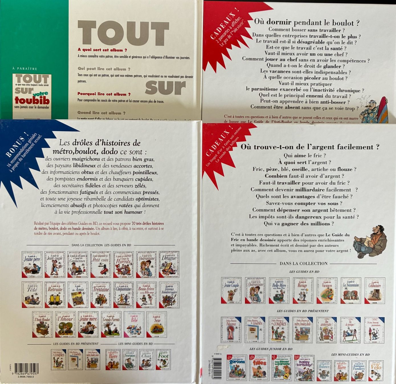 Fumetti: 4 bds sur le travail, le patron.... – Usato da Moutier venduto da lebadin 1