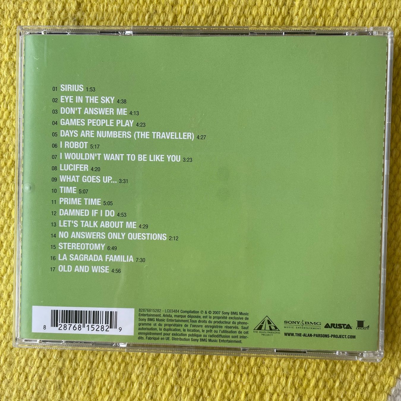 CDs: ALAN PARSONS PROJECT-BEST OF – Gebraucht aus Rorschacherberg von CD-Roli 1