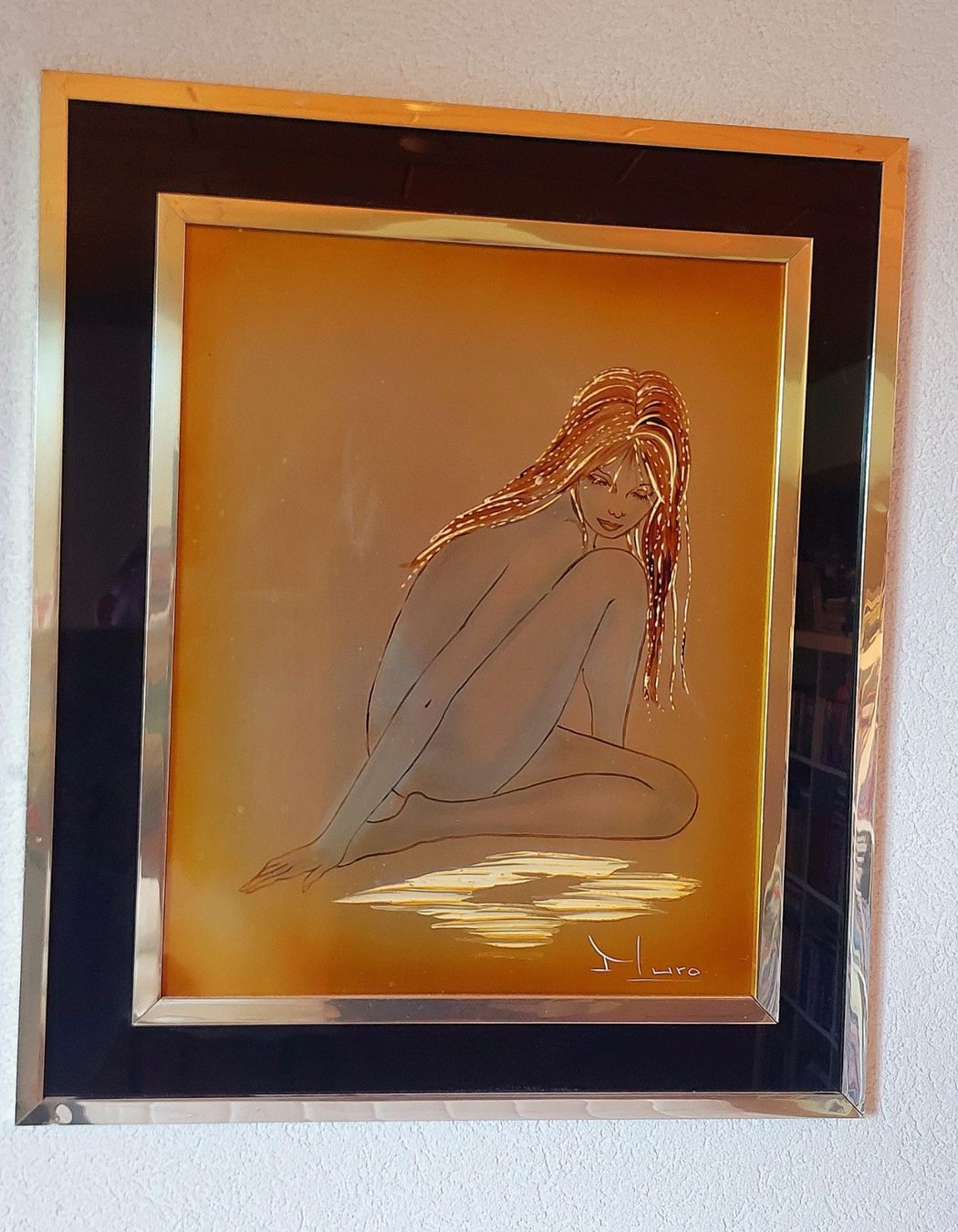 Poster & Bilder: Bild Atelier-Muro ARTISTE - PEINTRE – Gebraucht aus Gümligen von VIN-TAGE-ZONE
