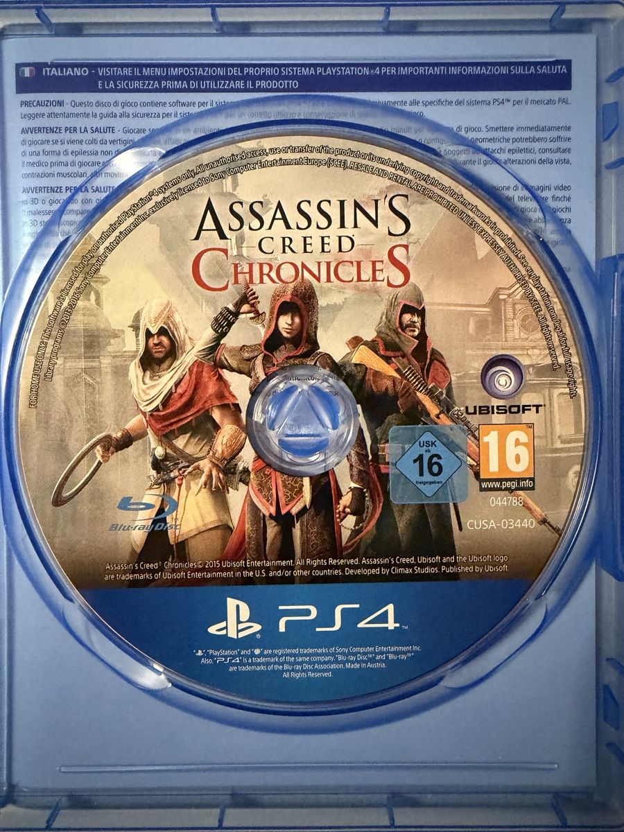 Giochi: Assassin's Creed Chronicles PS4 Spiel  – Usato da Rorschach venduto da mar_nl6c 1