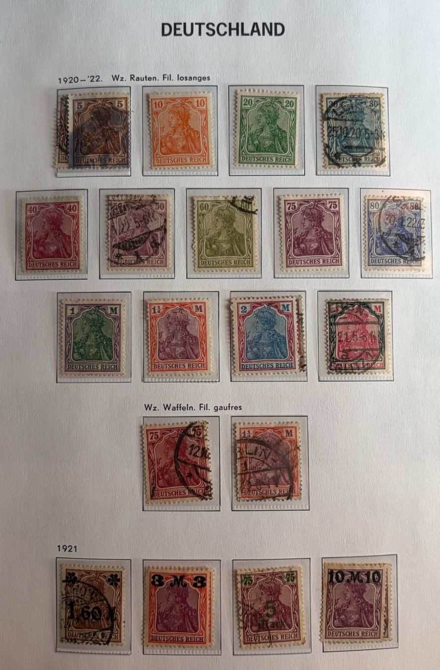 Alle Briefmarken: Briefmarken Deutsches Reich – Gebraucht aus Dotzigen von ser_8hp9
