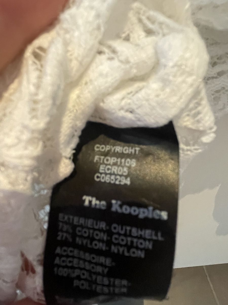 Kooples Blusen: The Kooples Spitze Bluse Weiss mit Schleife – Neu (gemäss Beschreibung) aus Baar von sabisun66 2