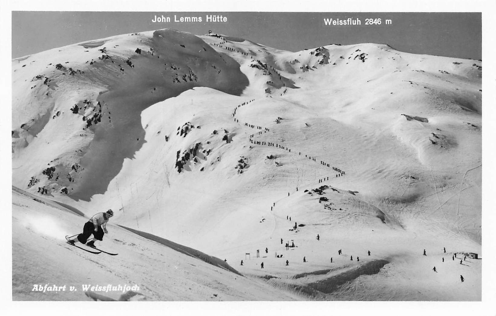 Cartes postales: Abfahrt Weissfluhjoch – D'occasion à Biasca par Blenio71