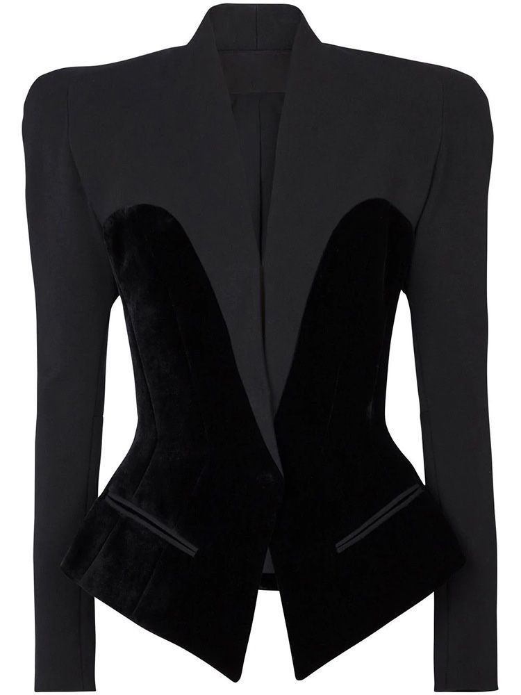 Giacche: Blazer nero stoffa e velluto – Nuovo e nell'imballaggio originale da Zürich venduto da fed_vh9n 5