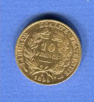 (240) France 10 Francs 1899 Stgl Gold