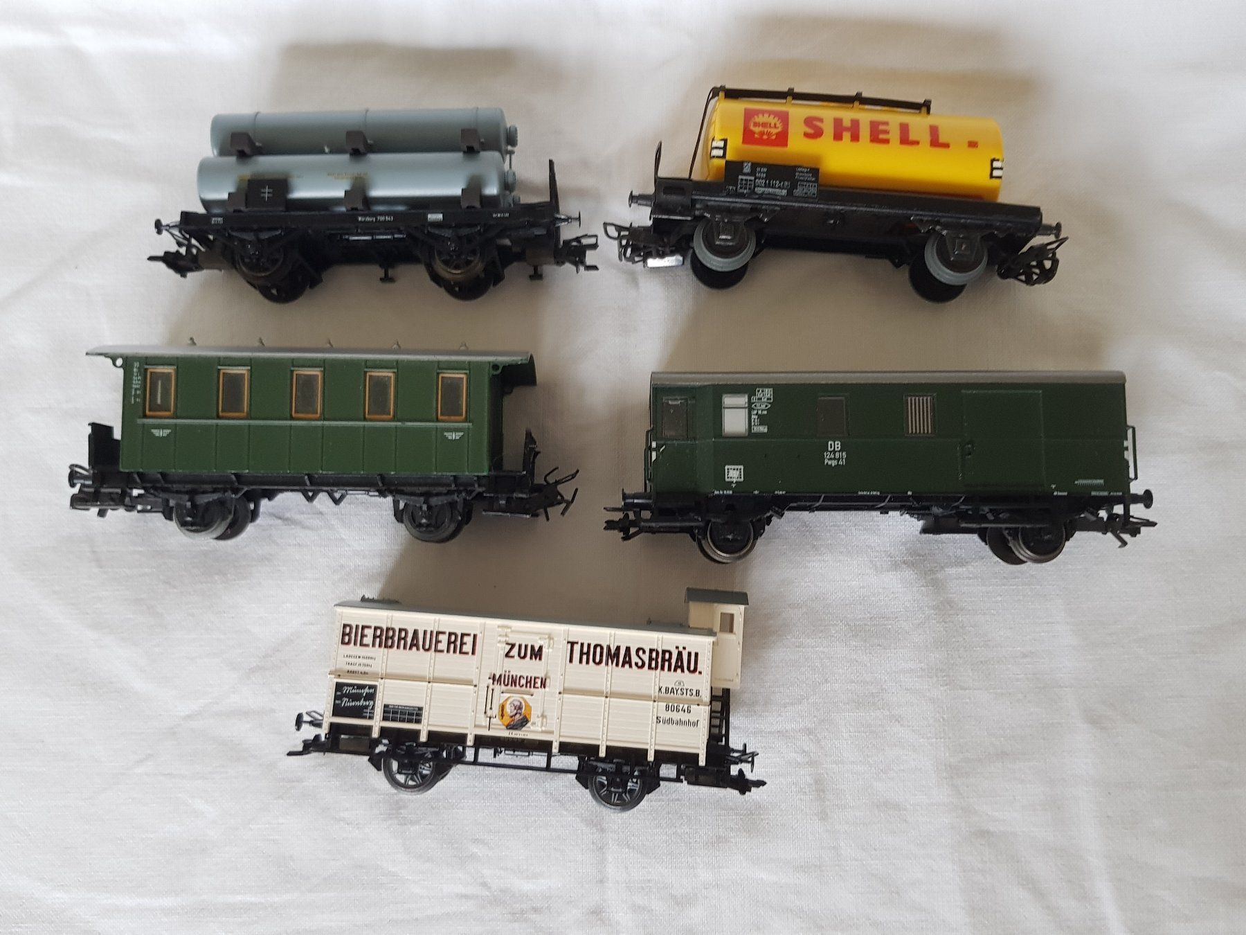 Märklin Modellini di ferrovie: Märklin: 5 teiliger Güterzug – Usato da Luzern venduto da inca55 2