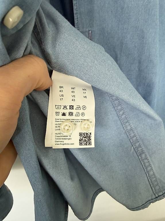 Hugo Boss Maglioni & Felpe: Hugo Boss Hemd Langarm Gr. 43 – Usato da Lüterkofen venduto da GiCa_ 2