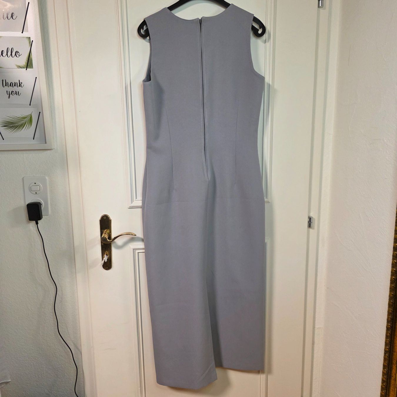 Vestiti: Vintage graues Kleid, handgenäht, Gr. L – Usato da Wald ZH venduto da CapLux 5