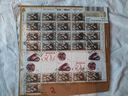 Briefmarken ISLE OF MAN TT-Race Bogen 2