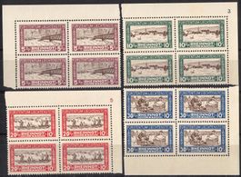 1928  Wohltätigkeit  Hochwassergesch. 4 Bl postfri SBK 1'280