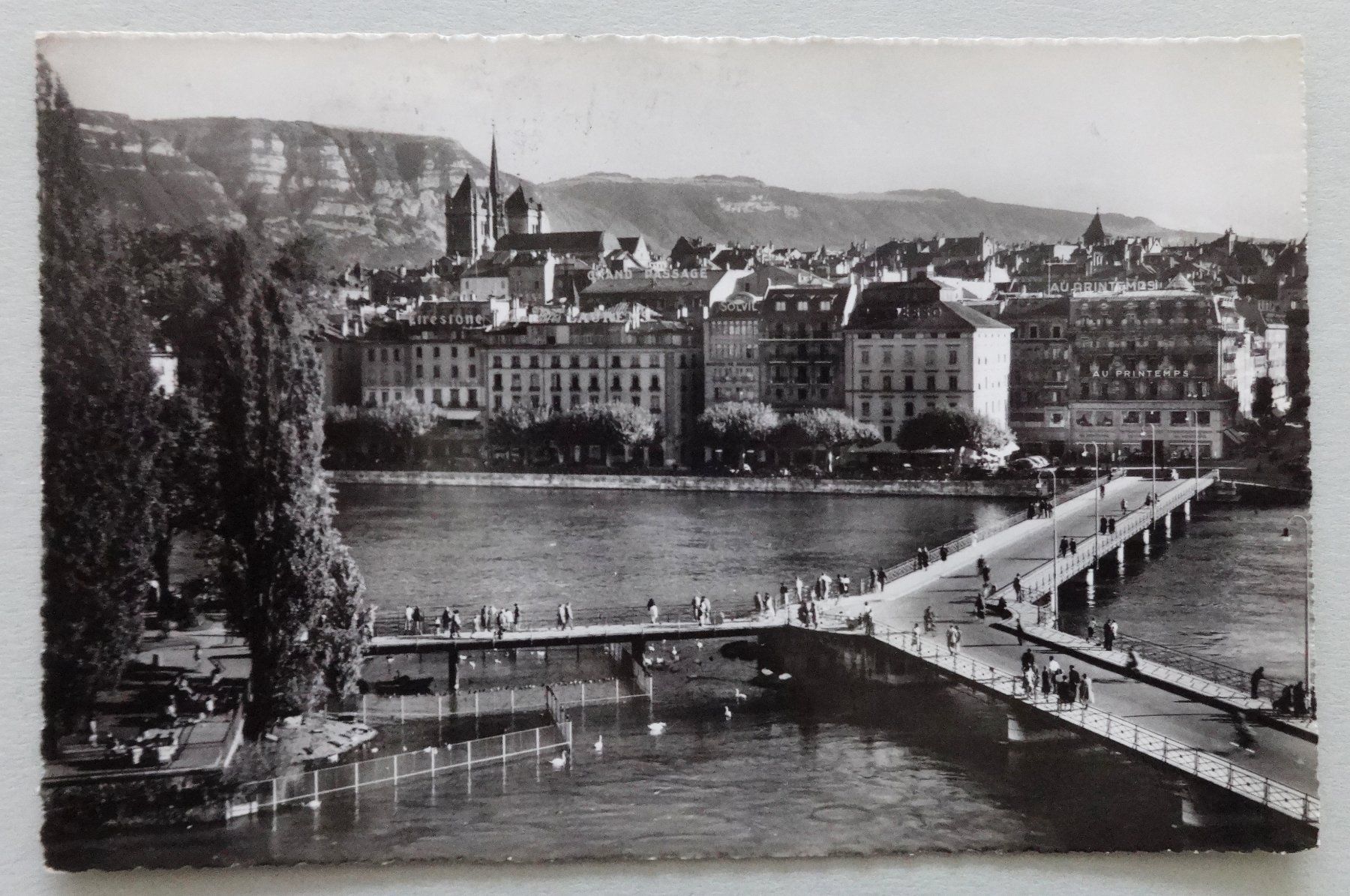 Cartoline postali: Genève - Pont des Bergues – Usato da Fétigny venduto da Billy2miny
