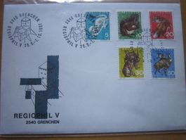 PJ 1966 Serie auf Regiophil V Brief Grenchen
