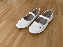 Weisse Mädchenballerinas von Jela, Gr.32
