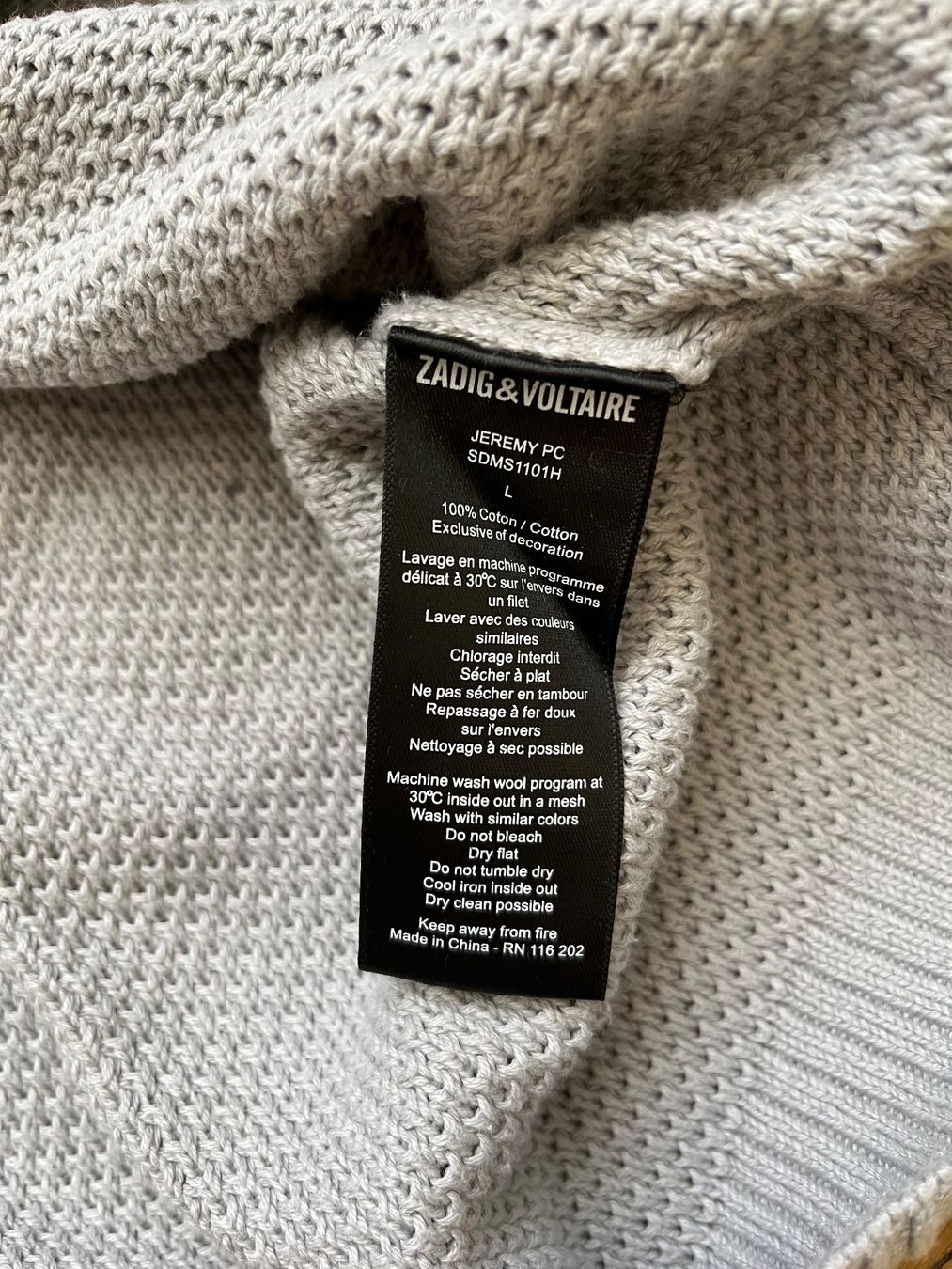 Pulls & Sweat-shirts: pullover Zadig & Voltaire  size M/L – D'occasion à Chêne-Bougeries par Seetooyoo 2