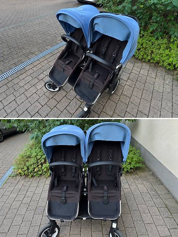 Bugaboo Carrozzine: Bugaboo Donkey 2 Duo Geschwisterkinderwagen – Usato da Basel venduto da fkir_09