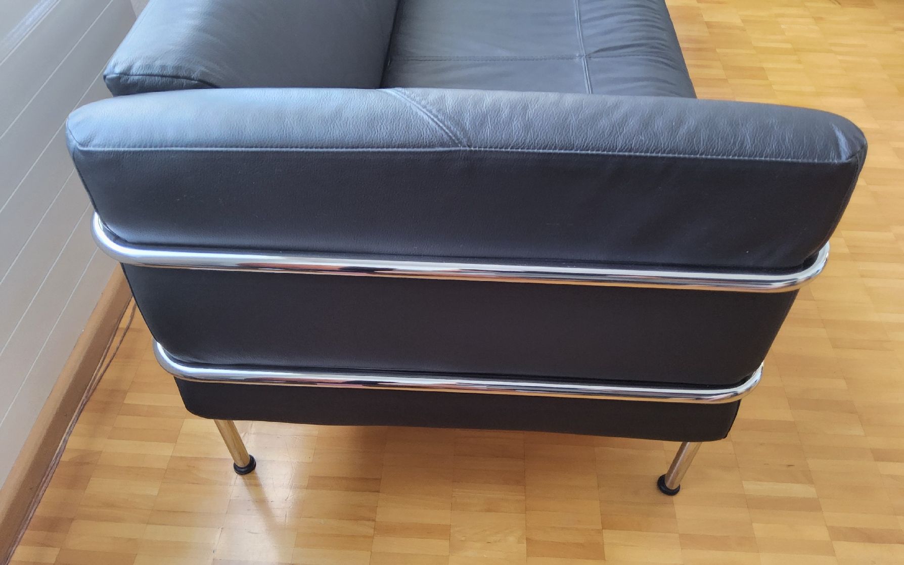 Le Corbusier Sofas: Le Corbusier  Sofa Style Interio Rindsnappaleder 3 Pläzer – Neu (gemäss Beschreibung) aus Aesch BL von Yeti888 1
