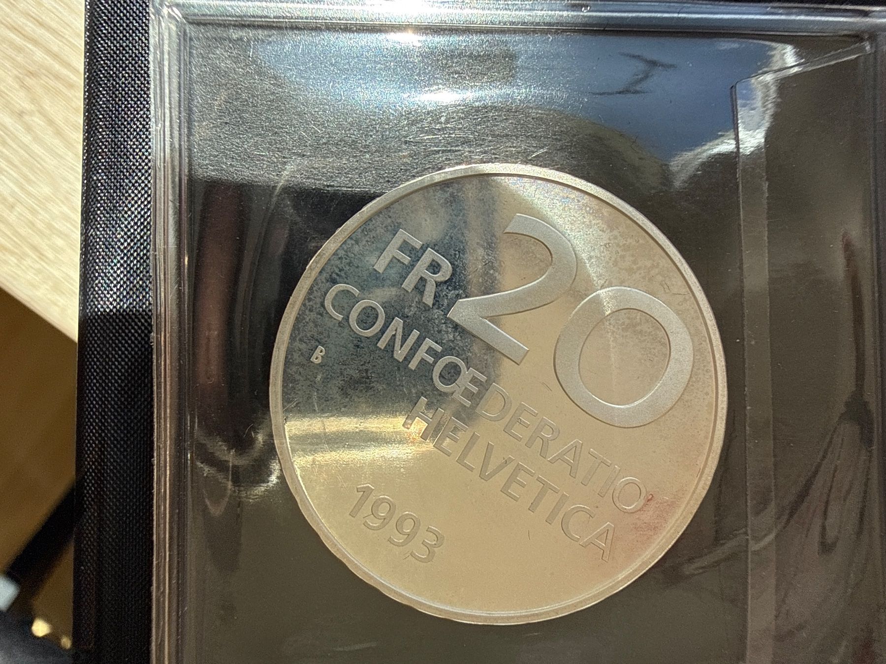 Alle Münzen: Monnaie commémorative 1993 - Fr. 20.- – Neu (gemäss Beschreibung) aus Porrentruy von jlo_tt9h 1