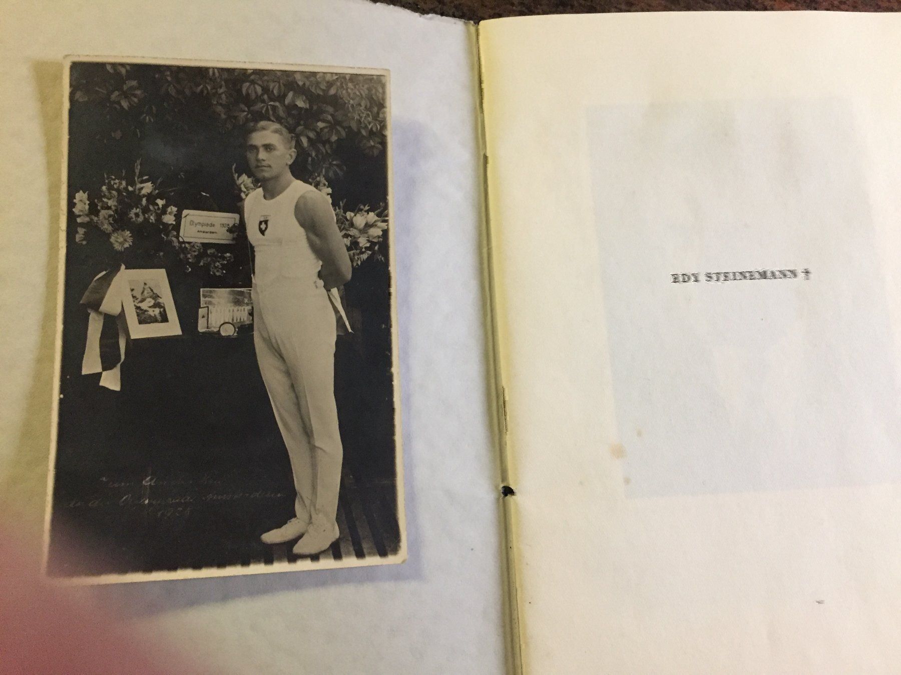 Cartoline postali: Flawil Edi Steinemann Olimpia 1928 – Usato da Trachslau venduto da bastet06 1