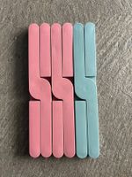Klappbare Pfannenuntersetzer aus Silikon / 3er Set - NEU!