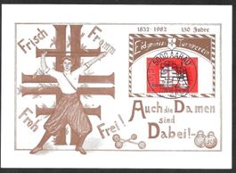 Maximumkarte Nr. 664 Eidg. Turnverein Aarau 5.-6.6.1982