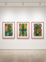 3er Set Originelle Abstrakte Kunst - Unikat/Handgezeichnet