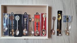Cuillères souvenirs diverses origines