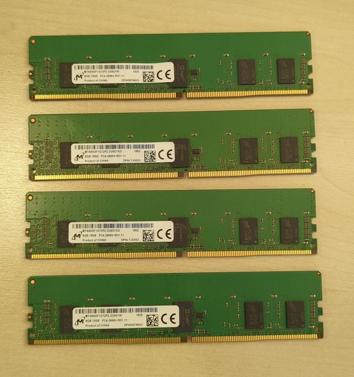 Crucial 32GB (4x8GB) 2133MHZ DDR4 Ram (Gebraucht) in Unterengstringen