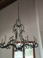 ✨ Lustre style fer forgé – 12 lumières – Très bon état