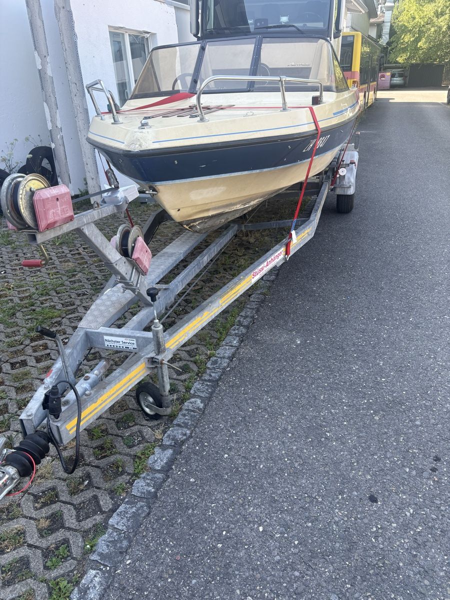 Yamaha Bateaux: Anhänger mit mfk + schöner Boot mit Yamaha 8ps – D'occasion à Oftringen par dus_n9nw 2