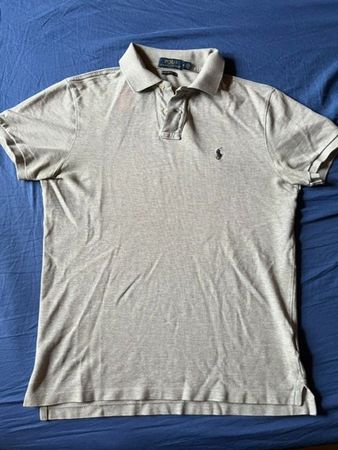 Polo Ralph Lauren Herrenpolo Grau Gr. M