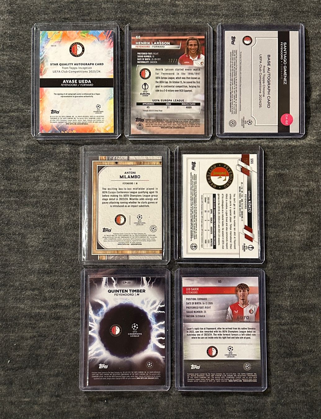 Topps Carte collezionabili: FEYERNOORD ROTTERDAM SAMMLUNG – Usato da Binz venduto da Cediboy 4