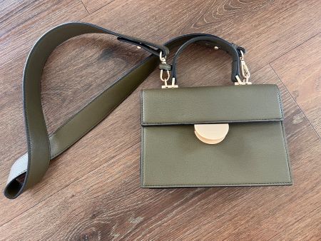 L.CREDI Handtasche Khaki/Oliv – wie neu
