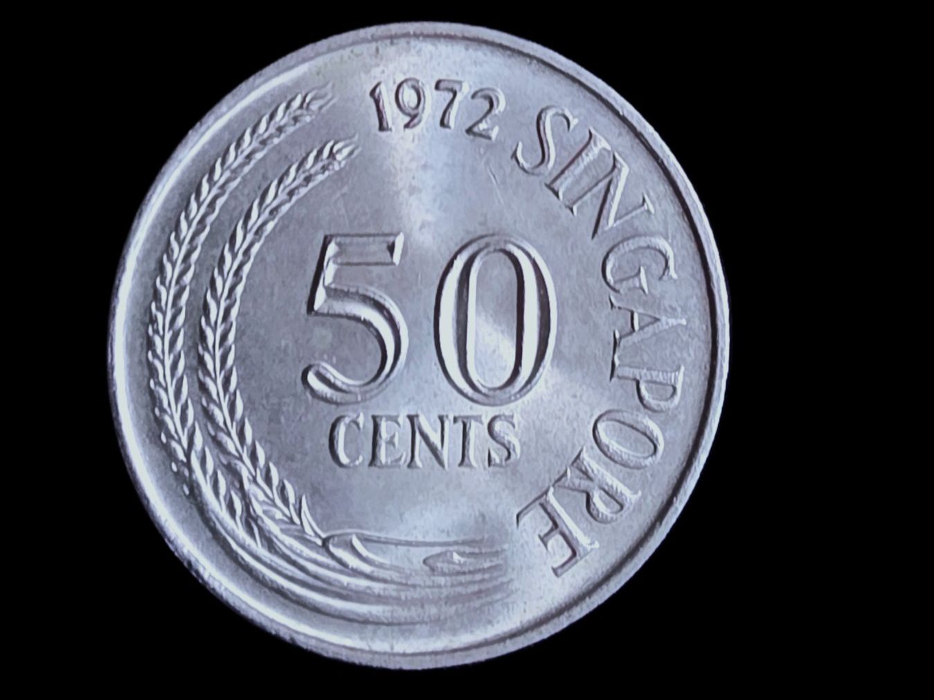 Tutti le monete: SINGAPUR 50 CENTS 1972 – Nuovo (secondo la descrizione) da winterthur venduto da CoinPassion 1