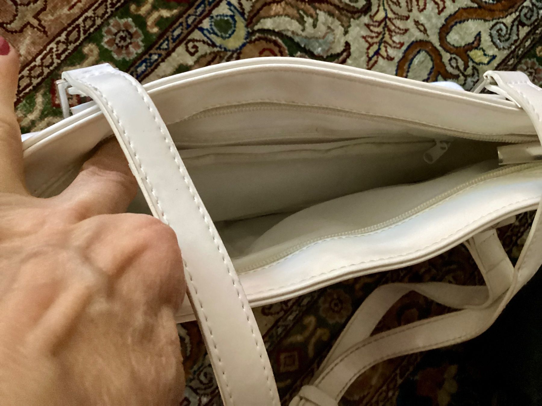 Taschen für Damen: Taschen 2 Stück WEISS SCHWARZ – Gebraucht aus Bellinzona von ModaLugano 8