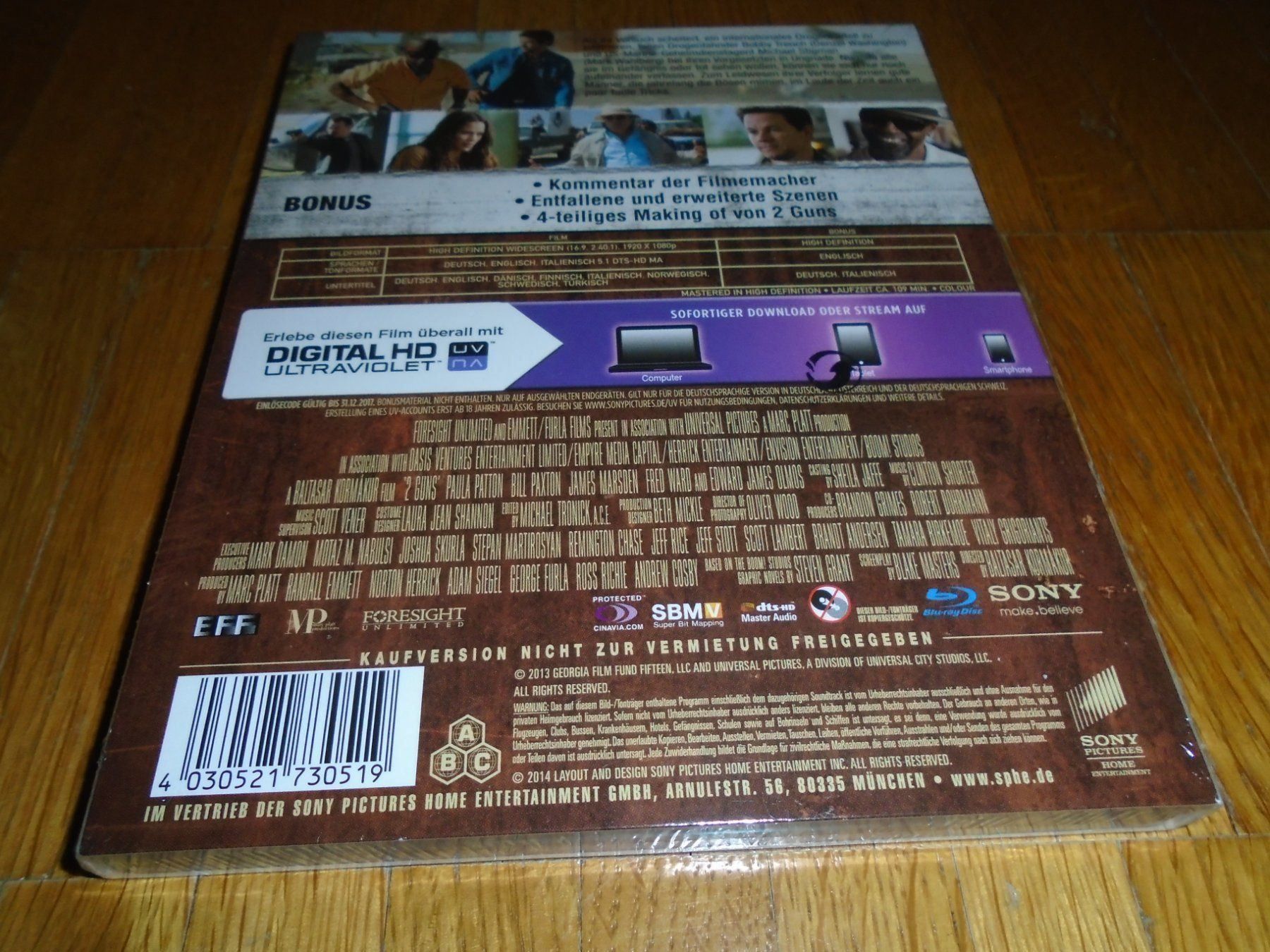 Tutti i DVDs: 2 Guns - BLU-RAY - UNCUT – Nuovo e nell'imballaggio originale da Basel venduto da havsok 1