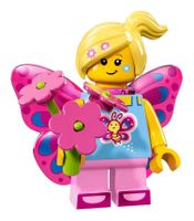 BUTTERFLY GIRL LEGO MINIFIGURE 71018 serie 17 new in open b‪