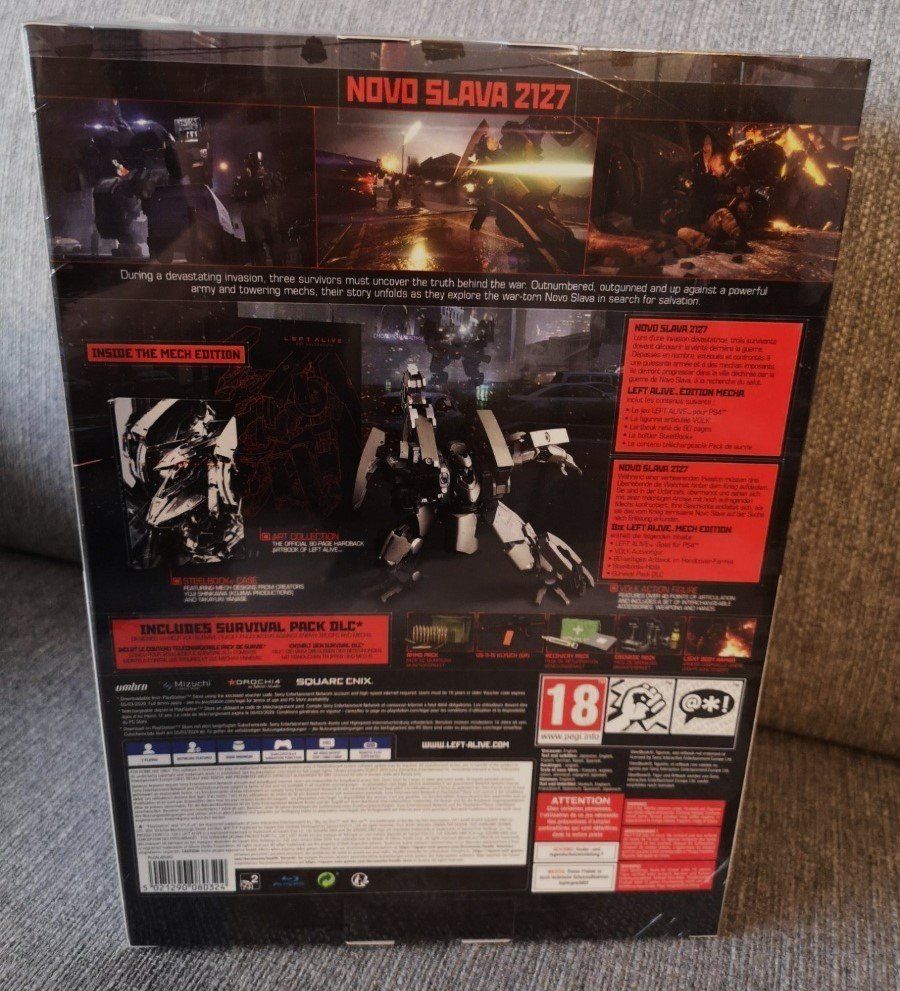 Sony Spiele: Left Alive Mech Collectors Edition, PS4 Square Enix – Neu und originalverpackt aus Wil SG von Donaldus 3