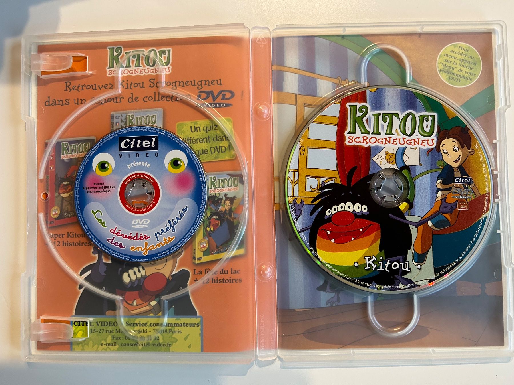 Tutti i DVDs: KITOU SCROGNEUGNEU – Usato da St-Cierges venduto da Crisi53 2