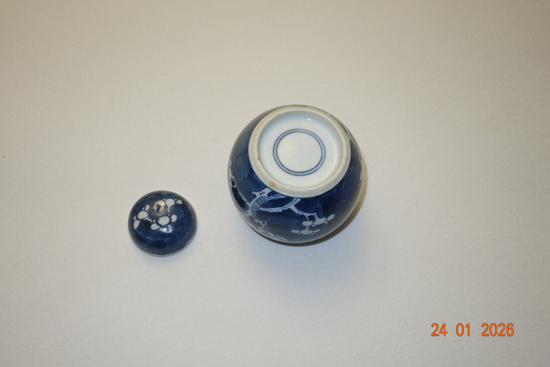 Vasi & Recipienti: POT A GINGEMBRE CHINE A DECOR DE FLEURS DE PRUNIER – Usato da GIEZ venduto da fifiuno 3
