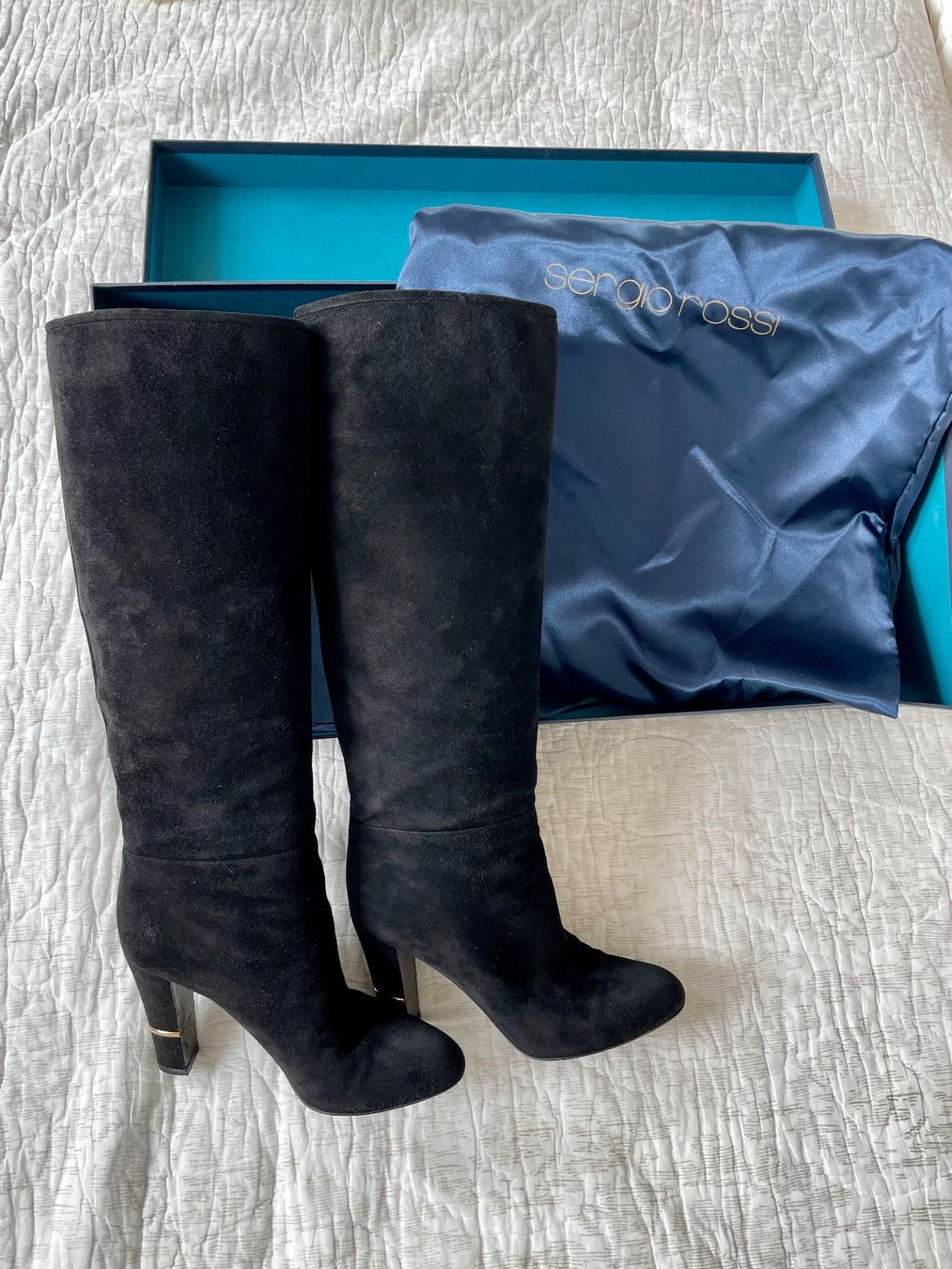 Sergio Rossi Scarpe da donna: Sergio Rossi suede boots size 38 – Usato da Zurich venduto da MariaSPO 2