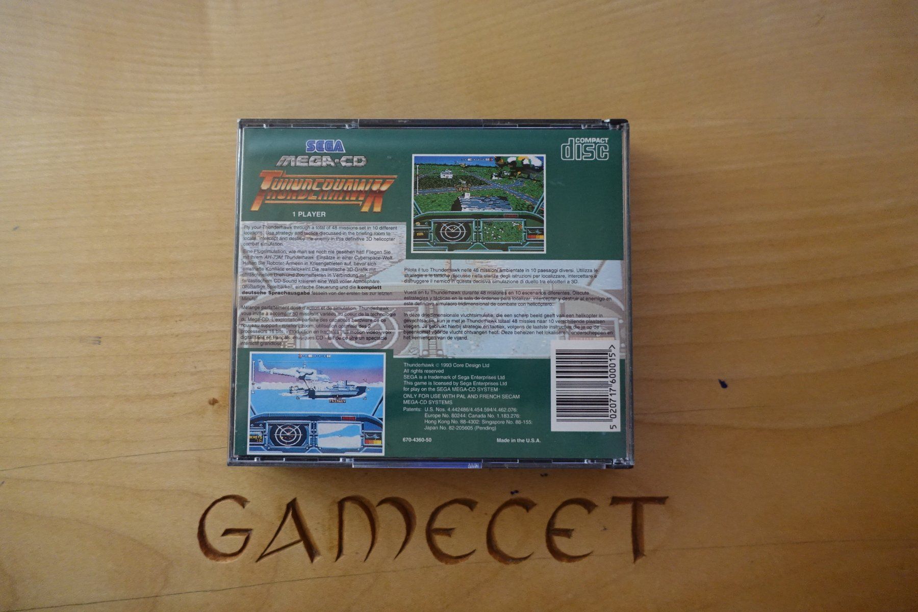 Sega Jeux: Thunderhawk - Sega Mega CD – D'occasion à Steinach par Gamecet 2