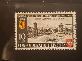 CH 1942 Confoederatio Helvetica N° 15.4.01 Zu sp. 25.--