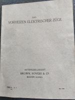 Historische Schrift: Das Vorheizen Elektrischer Züge, 1928