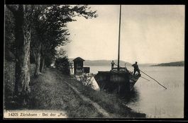 Au /Zürichsee, Partie bei der Insel Au