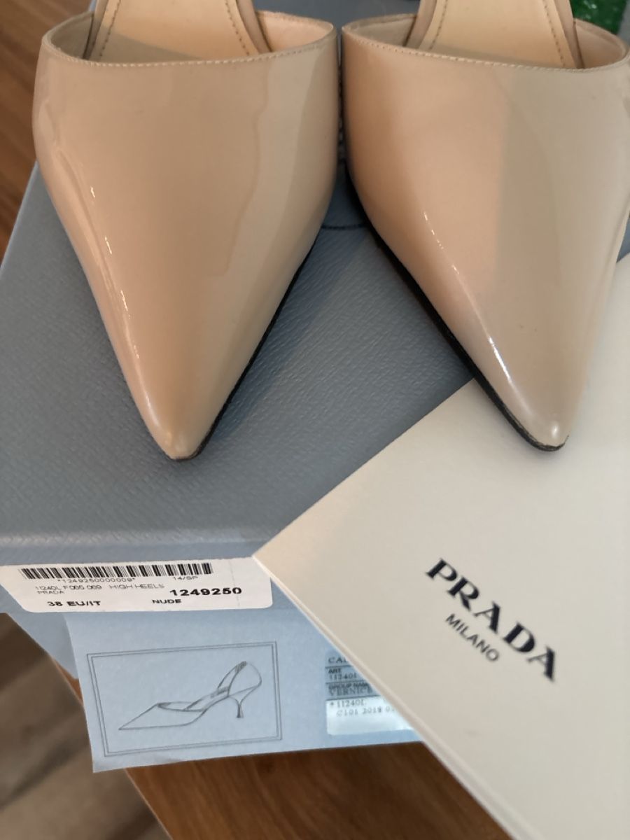 Scarpe da donna: Prada Heels, Nude Leather, Pointed Toe – Usato da Meilen venduto da ale_qv7w 3